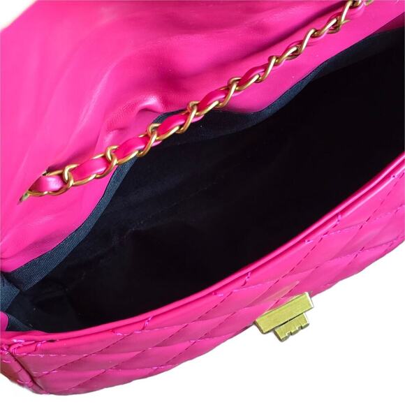 Hot Pink NWT Classic Mini Flap Cross Body Bag - Picture 8 of 12